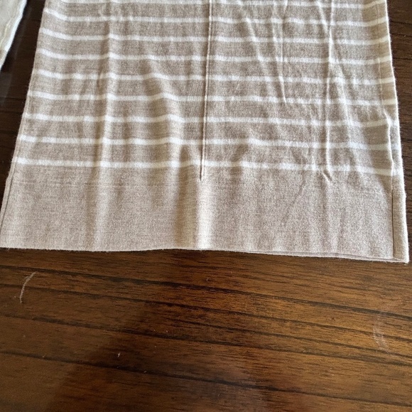 Club Monaco NWT MacKenzie striped sweater 100% wool colour Oatmeal size S - Picture 11 of 16